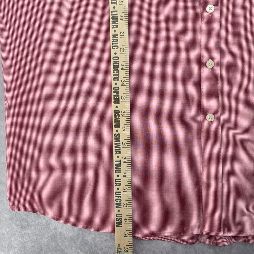 Chick-Fil-A Team Style Oobe Red Gingham Short Sleeve Button Down Shirt 2XL - Picture 7 of 10
